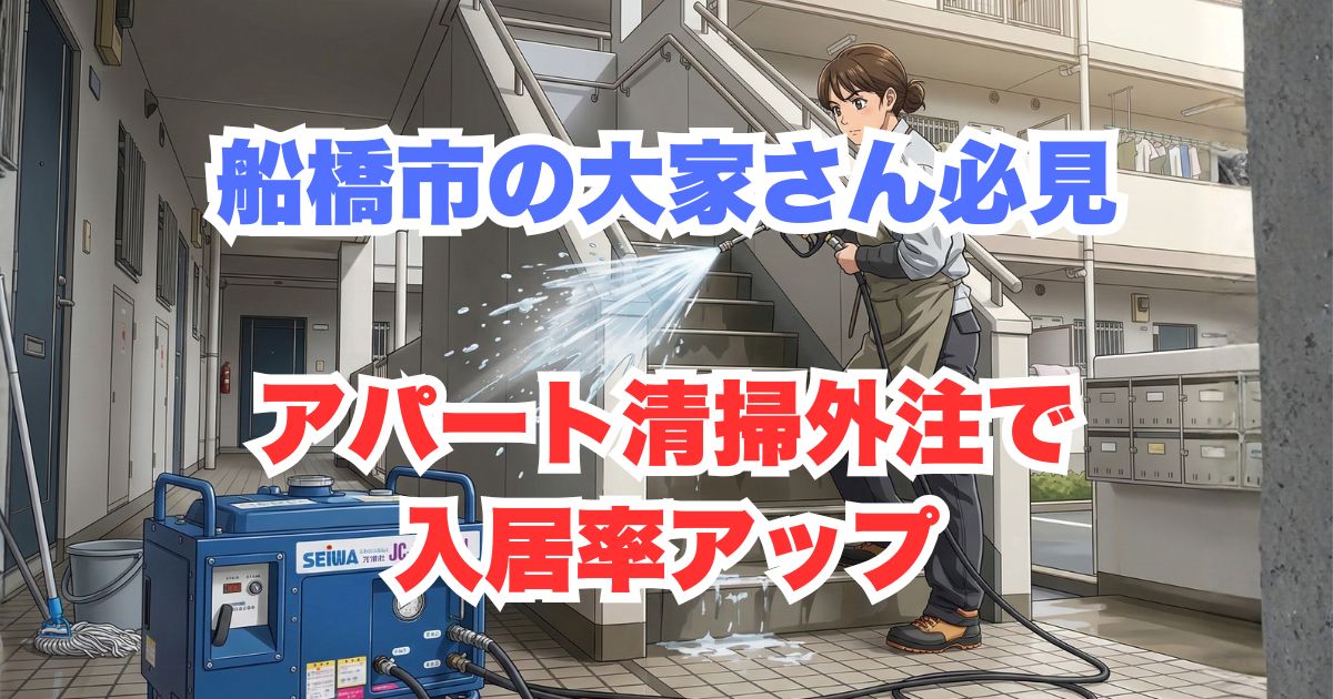 船橋市のアパート清掃外注ガイド