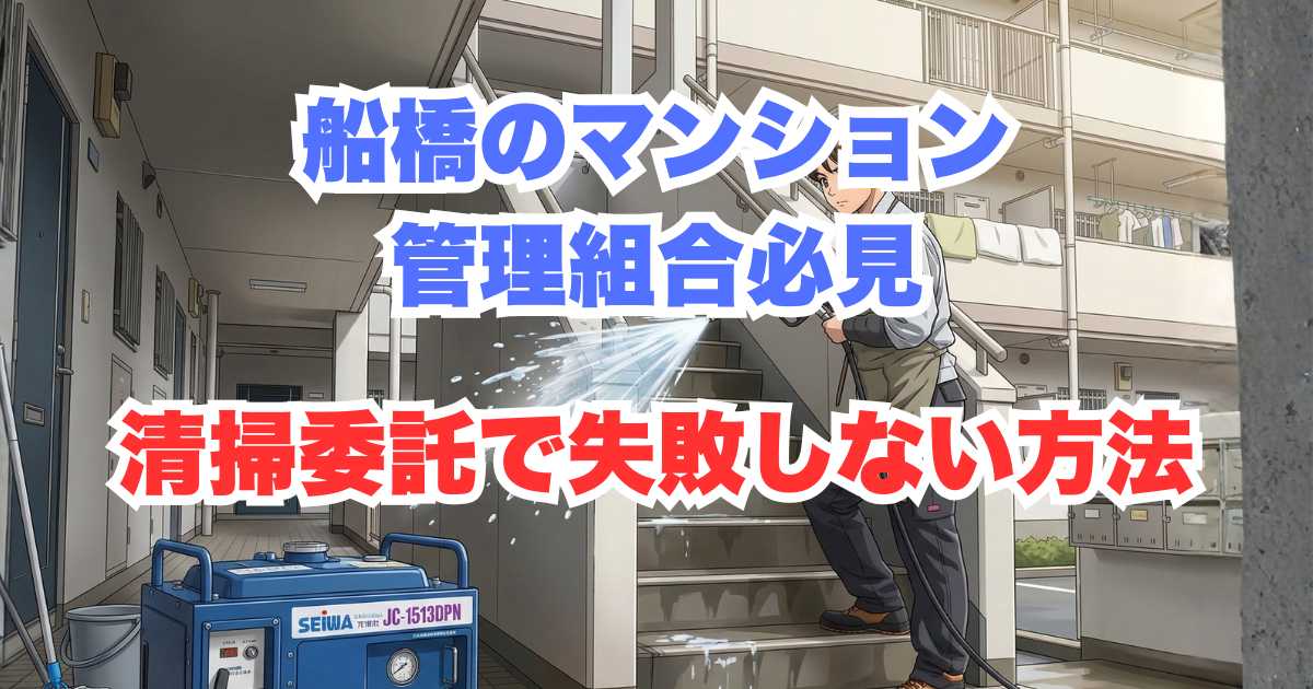 船橋の管理組合の方は必見です