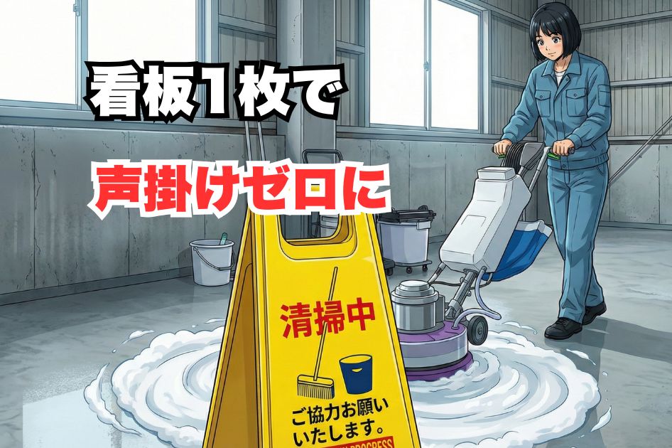 看板立てて言いたくない